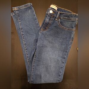 Girls Size 14 Levi's 710 Super Skinny Distressed Blue Jeans